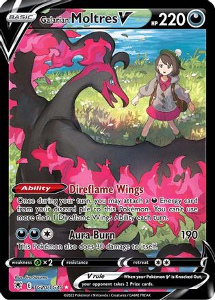 Galarian Moltres V TG20/30 - Pokemon Astral Radiance Trainer Gallery Holofoil - Single Cards