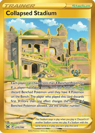 Collapsed Stadium 215/196 - Pokemon Lost Origin Holofoil - Single Cards