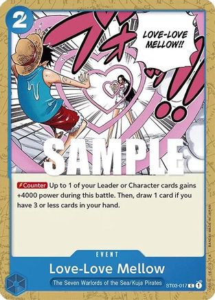 Love-Love Mellow (ST03-017) - Starter Deck 3: The Seven Warlords of The Sea - Single Cards