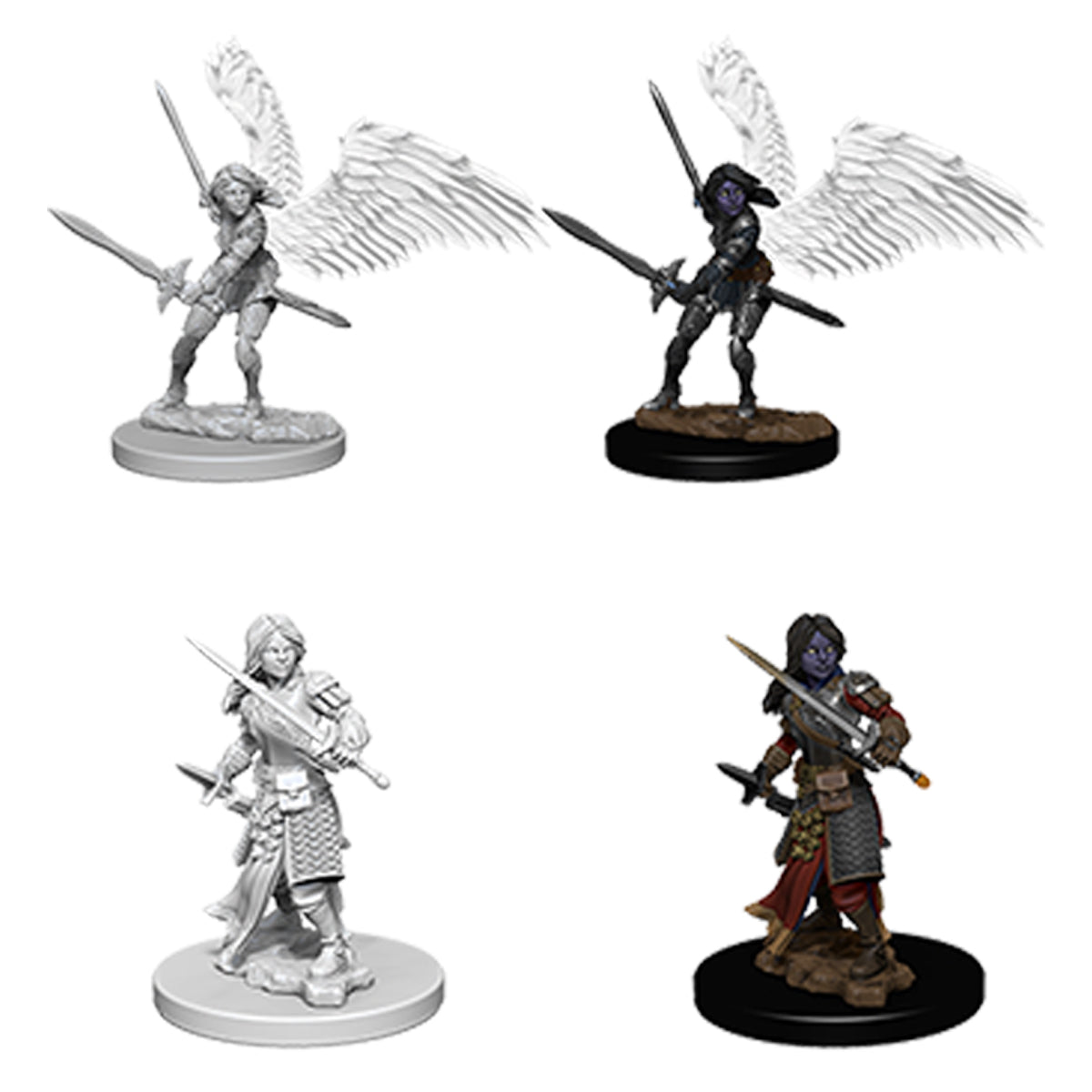 D&D Nolzurs Marvelous Unpainted Miniatures Aasimar Female Paladin - Miniatures - 2