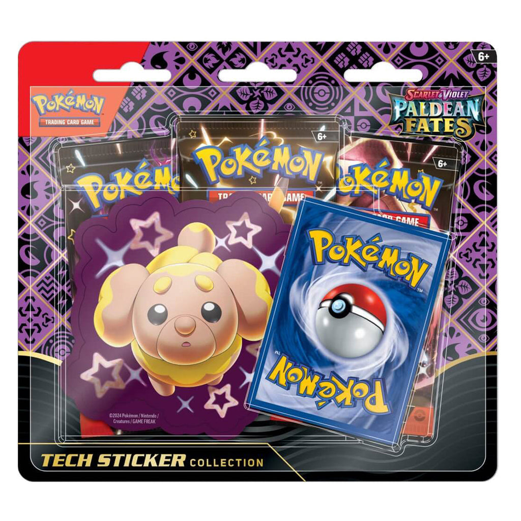 Scarlet & Violet Paldean Fates Tech Sticker Blisters (Set of 3) POKEMON TCG - Trading Card Games - 2