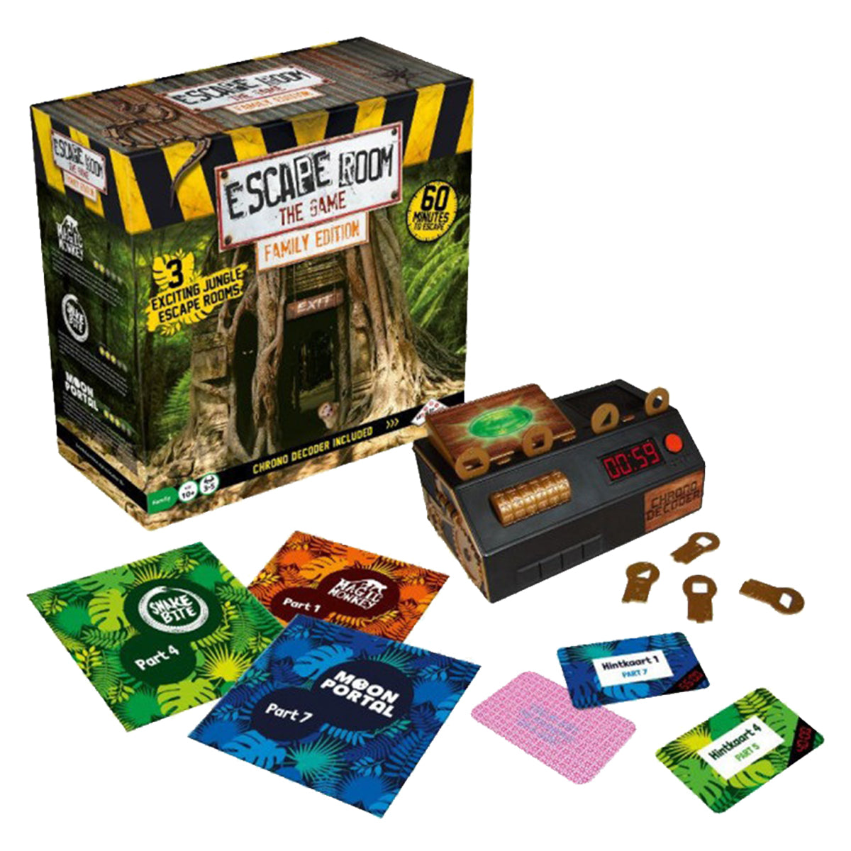 Escape Room the Game Family Edition Jungle - Board Games - 3