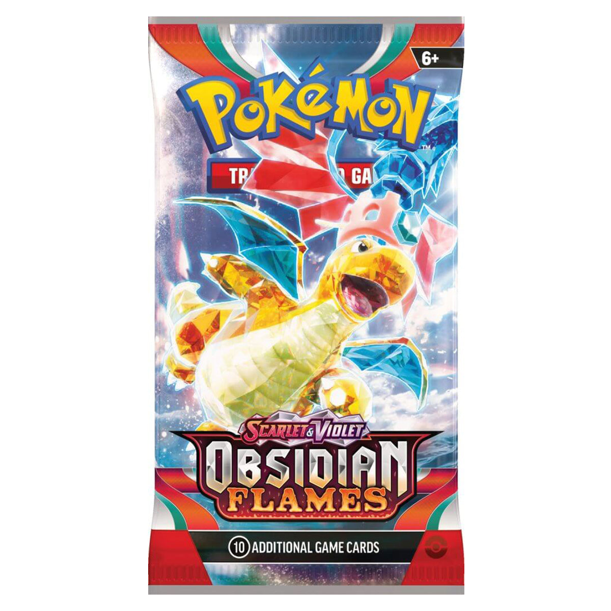 POKEMON TCG Scarlet & Violet Obsidian Flames Single Booster Pack - Trading Card Games - 2