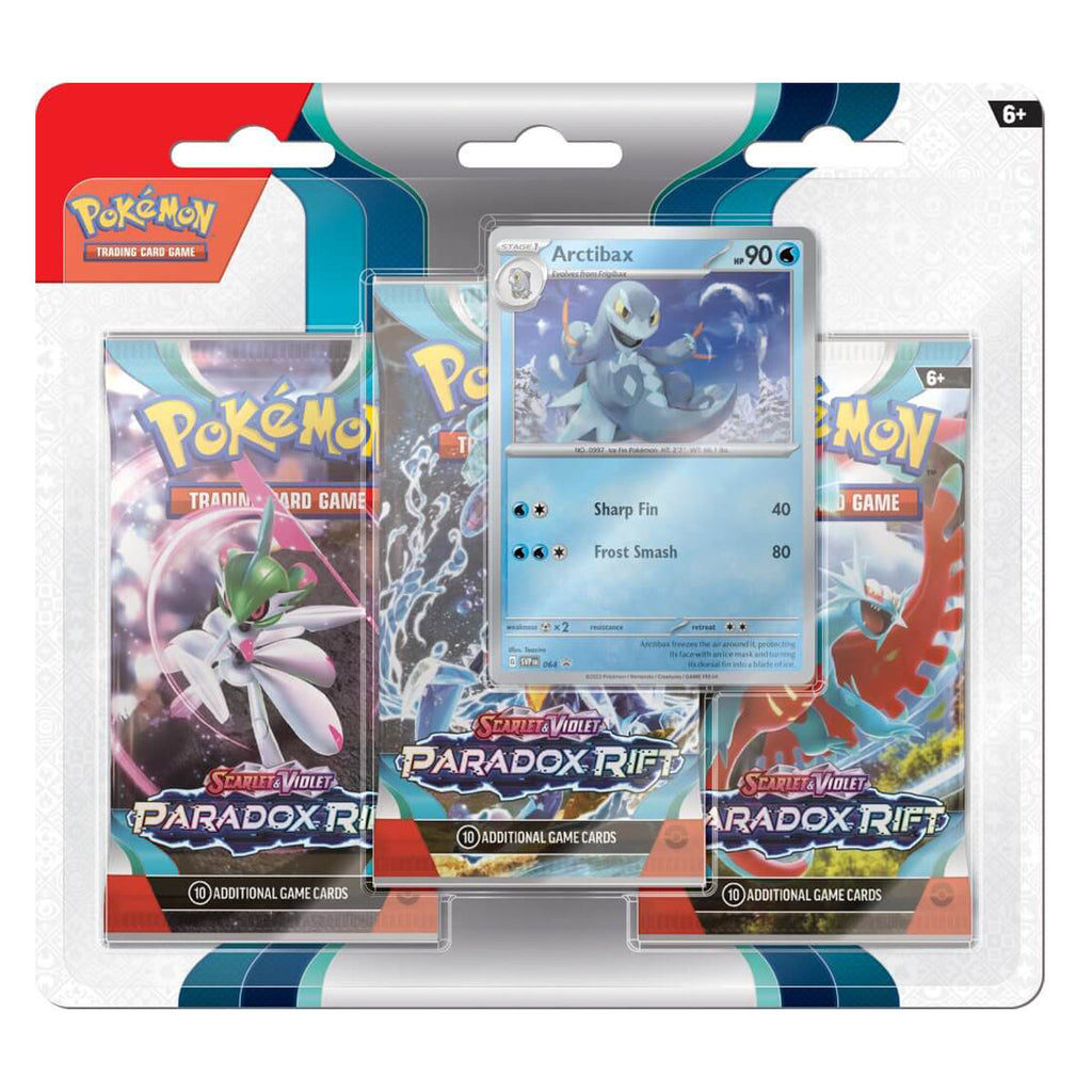 Scarlet & Violet Paradox Rift Three Booster Blisters (Pair) POKEMON TCG - Trading Card Games - 3