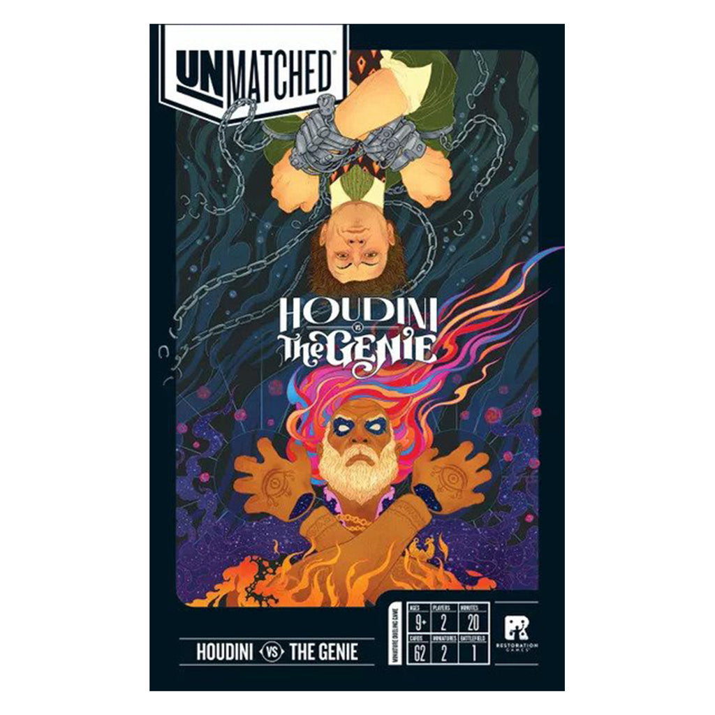 Unmatched Houdini vs The Genie - Board Games - 2