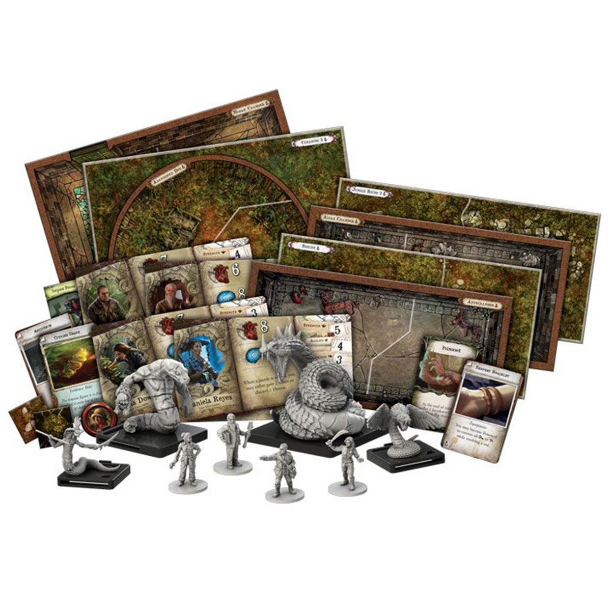 Mansions of Madness Path of the Serpent Expansion - Board Games - 2