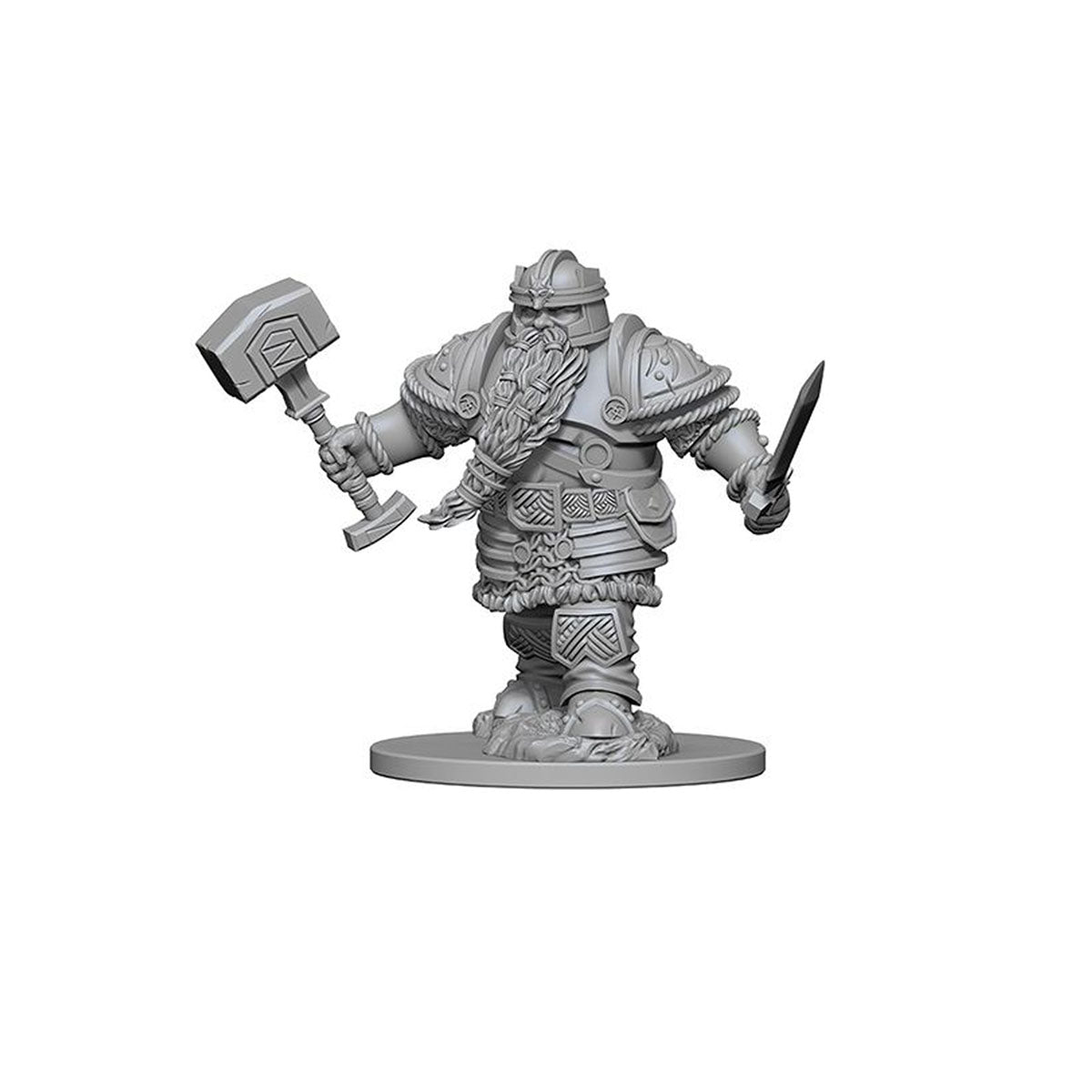D&D Nolzurs Marvelous Unpainted Miniatures Dwarf Male Fighter - Miniatures - 2
