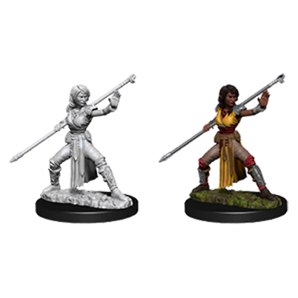 D&D Nolzurs Marvelous Unpainted Miniatures Female Half Elf Monk - Miniatures - 2