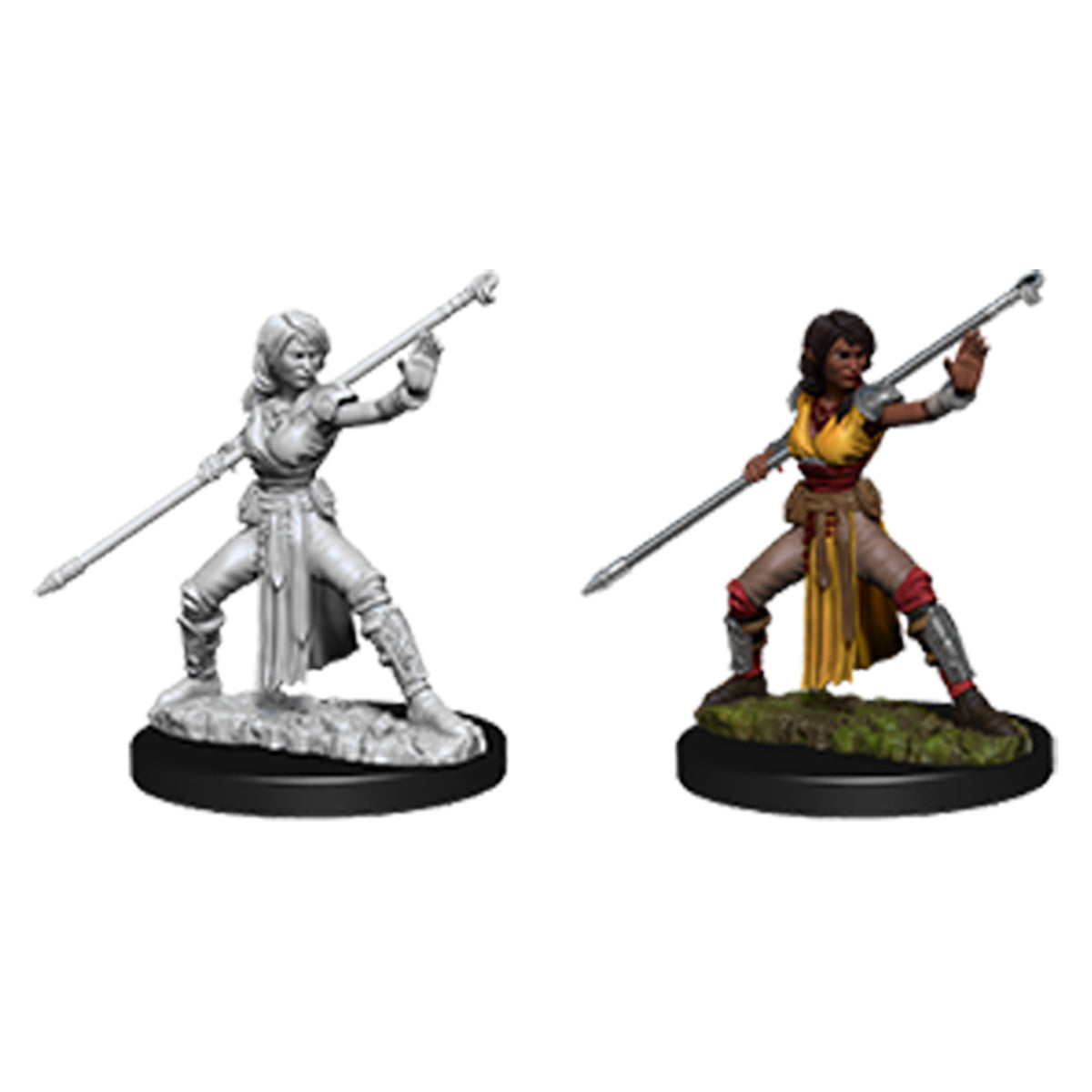 D&D Nolzurs Marvelous Unpainted Miniatures Female Half Elf Monk - Miniatures - 2