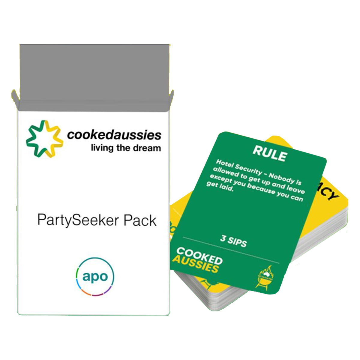 Cooked Aussies Party Seeker Expansion Pack - Board Games