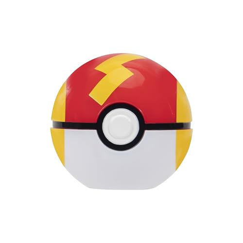 Pokémon Pikachu Clip ‘N’ Go Bandolier Set - 2-Inch Pikachu Battle Figure with Poke Ball and Fast Ball Plus Themed Belt and Bandolier - 8