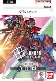 Bandai Gundam Card Game Starter Deck - Zeon's Rush (ST03) - 50 Cards