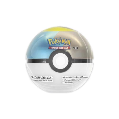 Pokémon TCG: Poké Ball Tin 3-Pack Bundle 2024- Poké Ball, Premier Ball, Moon Ball. Amazon Exclusive ( Includes 9 Scarlet & Violet Booster Packs + Stickers) - 2