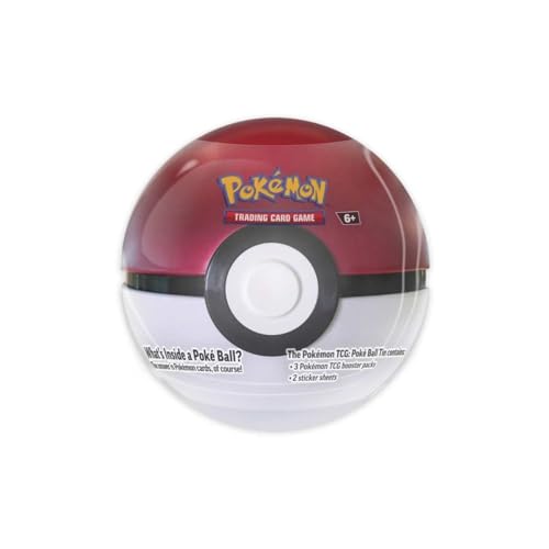 Pokémon TCG: Poké Ball Tin 3-Pack Bundle 2024- Poké Ball, Premier Ball, Moon Ball. Amazon Exclusive ( Includes 9 Scarlet & Violet Booster Packs + Stickers) - 4