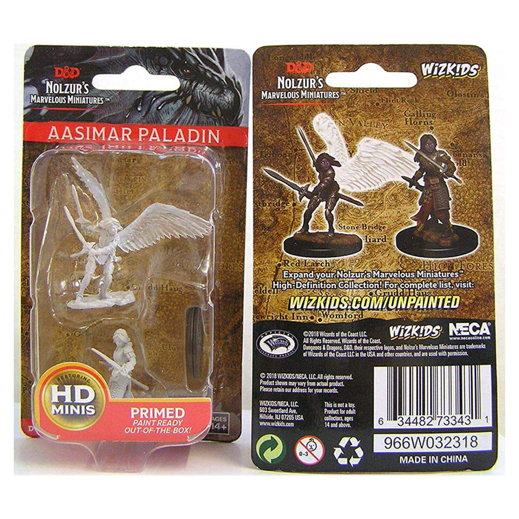 D&D Nolzurs Marvelous Unpainted Miniatures Aasimar Female Paladin - Miniatures - 3