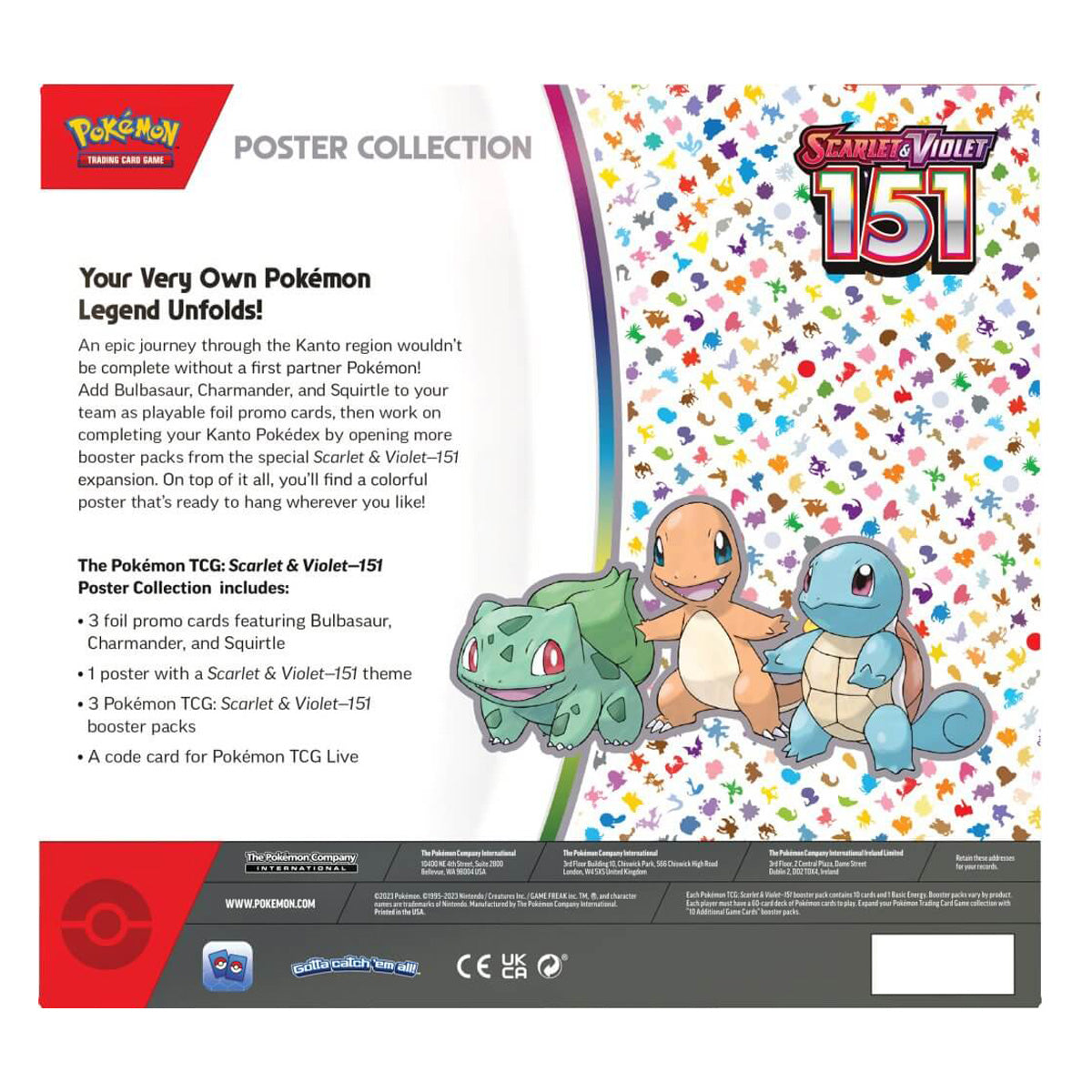 POKEMON TCG Scarlet & Violet 151 Poster Collection - Trading Card Games - 3