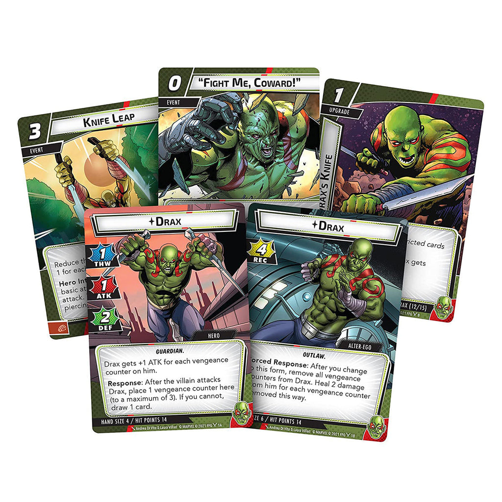 Marvel Champions LCG Drax Hero Pack - Board Games - 3