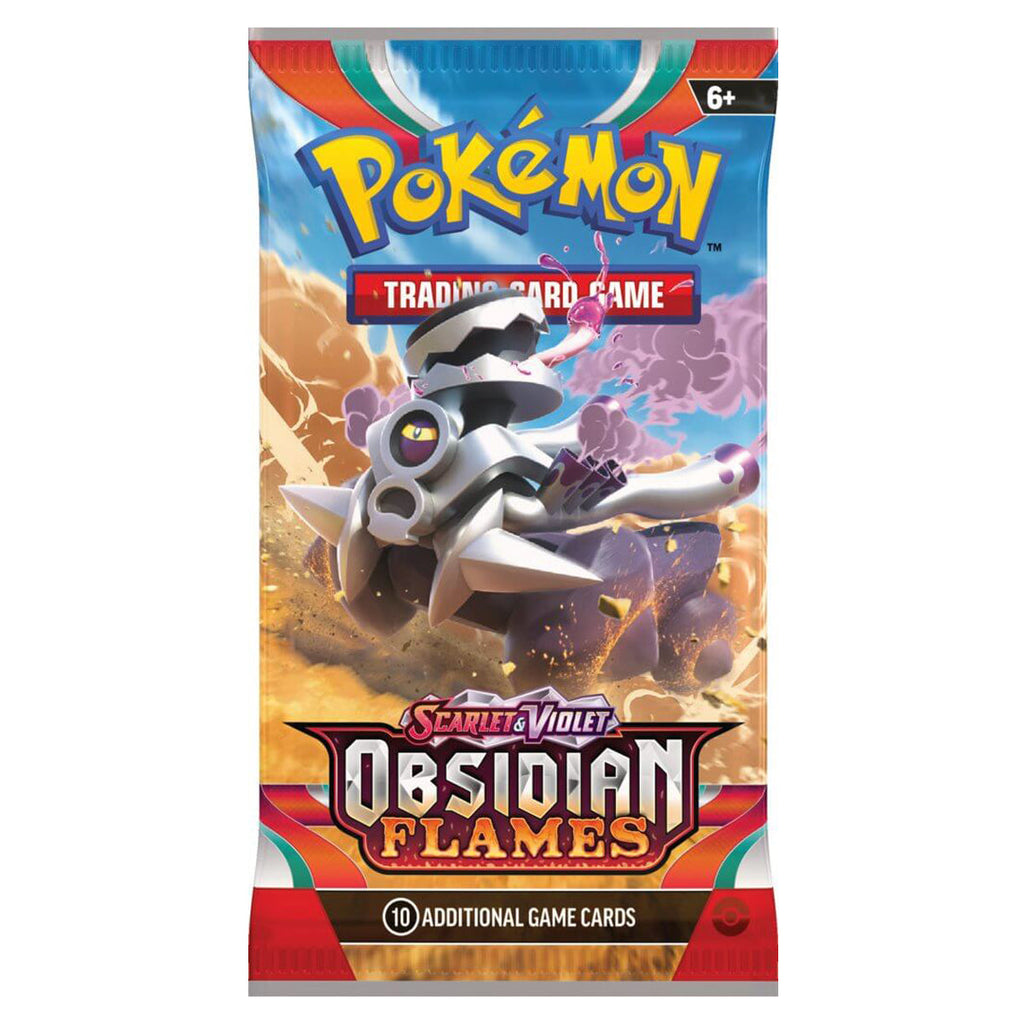 POKEMON TCG Scarlet & Violet Obsidian Flames Single Booster Pack - Trading Card Games - 3