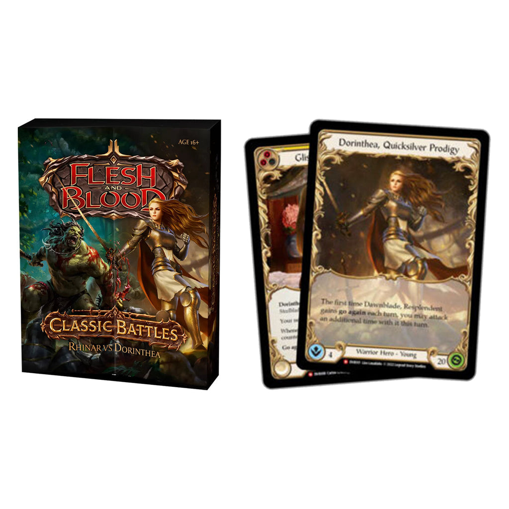 Flesh and Blood Classic Battles Rhinar vs Dorinthea - Trading Card Games - 3