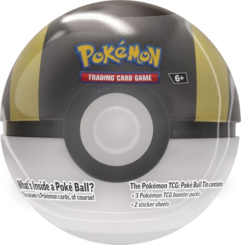 Pokémon TCG: Poké Ball Tin 3-Pack Bundle 2024- Poké Ball, Great Ball, Ultra Ball. AMAZON EXCLUSIVE (Includes 9 Scarlet & Violet Booster Packs + Stickers) - 2