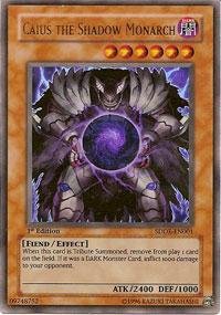 Yu-Gi-Oh! - Caius The Shadow Monarch (SDDE-EN001) - Structure Deck The Dark Emperor - 1st Edition - Ultra Rare
