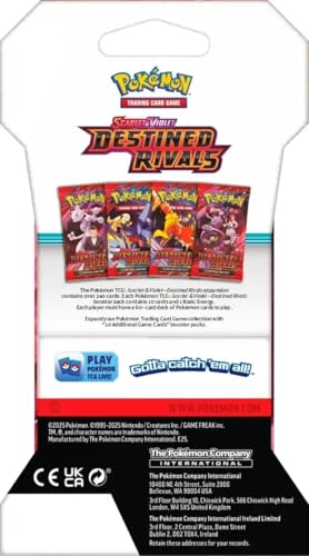 Pokemon Scarlet & Violet Destined Rivals Sleeve Booster - 6