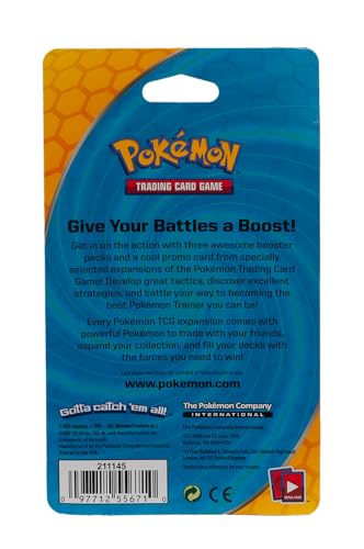 Pokemon TCG: 3 Booster Packs & 1 Random Foil | Includes 3 Blister Packs of Random Cards & 1 Individually Packed Holofoil Promo Card, 097712556710 - 6