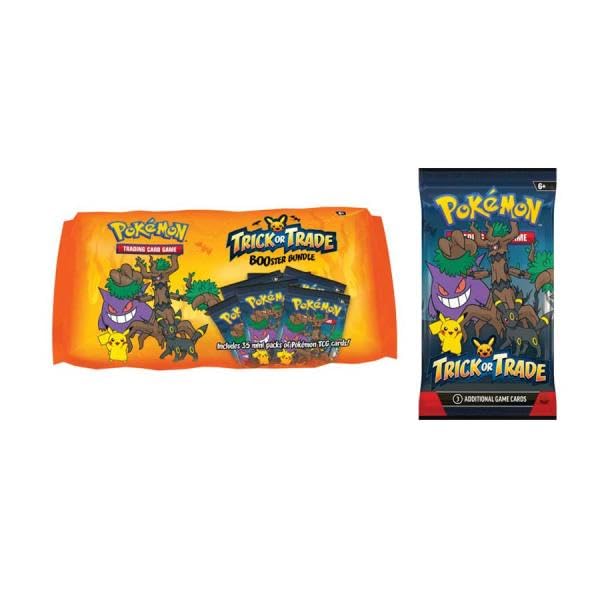Pokemon TCG: Trick or Trade Booster Bundle (2024) - 35 Packs - 4