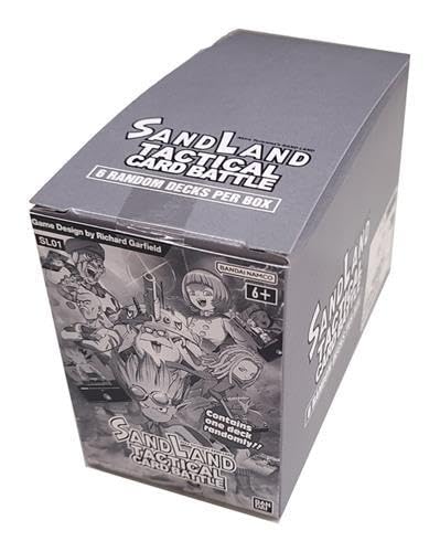 BANDAI Sand Land 2024 English Tactical Card Battle Game TCG SL01 Booster Decks Sealed 1st Edition Box - 6 Decks