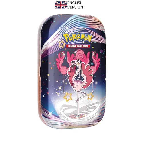Pokémon TCG: Scarlet & Violet—Paldean Fates Mini Tin – Flamigo (2 Booster Packs, 1 Sticker & 1 Art Card) - 5