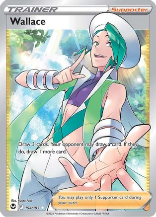 Wallace 194/195 - Pokemon Silver Tempest Holofoil - Single Cards