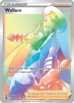 Wallace (Secret) 208/195 - SWSH12 Silver Tempest Holofoil - Single Cards