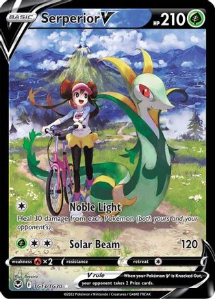 Serperior V TG13/30 - Pokemon Silver Tempest Trainer Gallery Holofoil - Single Cards