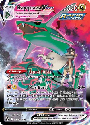 Rayquaza VMAX TG20/30 - Pokemon Silver Tempest Trainer Gallery Holofoil - Single Cards