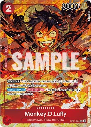MonkeyDLuffy 024 Parallel [OP01-024] One Piece - Romance Dawn - Single Cards