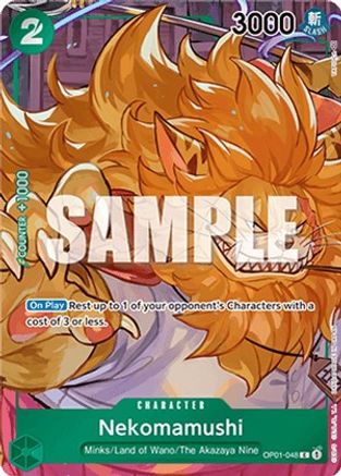 Nekomamushi Box Topper [OP01-048] One Piece - Romance Dawn - Single Cards