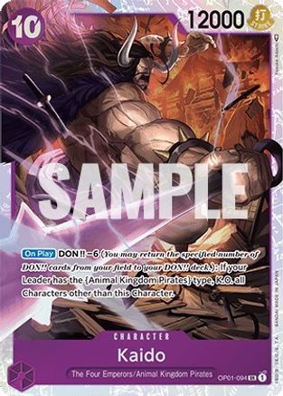 Kaido 094 [OP01-094] One Piece - Romance Dawn - Single Cards