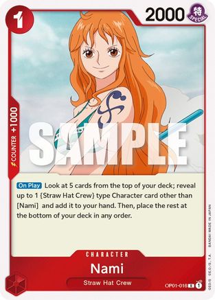 Nami [OP01-016] One Piece - Romance Dawn - Single Cards