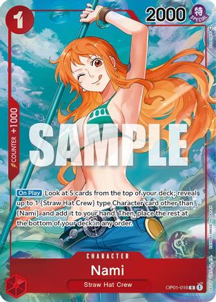 Nami Parallel [OP01-016] One Piece - Romance Dawn - Single Cards