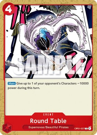 Round Table (OP01-027)  Romance Dawn - One Piece - Single Cards