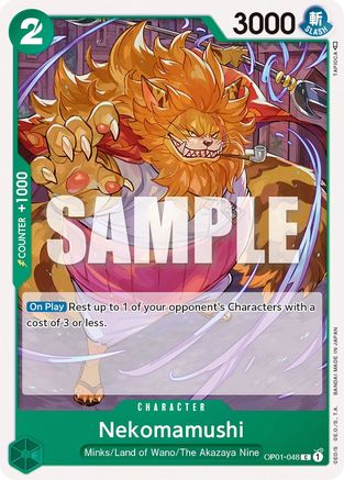 Nekomamushi (OP01-048)  Romance Dawn - One Piece - Single Cards