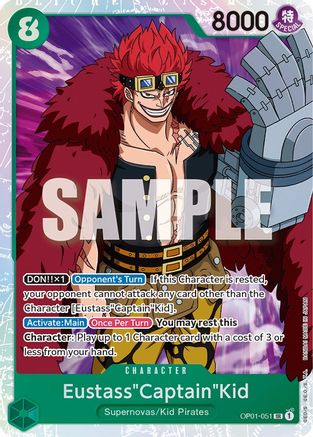 Eustass"Captain"Kid [OP01-051] One Piece - Romance Dawn - Single Cards