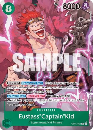 Eustass"Captain"Kid Parallel [OP01-051] One Piece - Romance Dawn - Single Cards