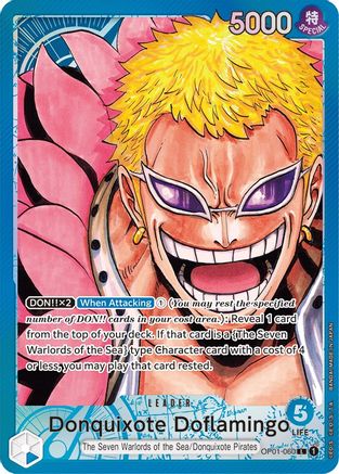 Donquixote Doflamingo 060 Parallel [OP01-060] One Piece - Romance Dawn - Single Cards