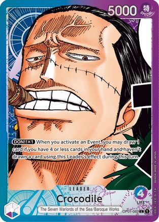 Crocodile 062 Parallel [OP01-062] One Piece - Romance Dawn - Single Cards