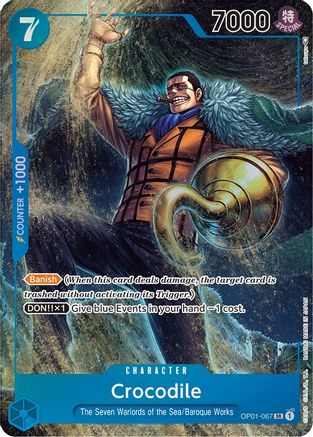 Crocodile 067 Parallel [OP01-067] One Piece - Romance Dawn - Single Cards