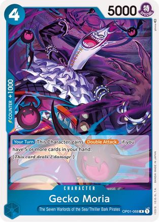 Gecko Moria [OP01-068] One Piece - Romance Dawn - Single Cards