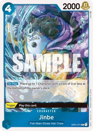 Jinbe 071 [OP01-071] One Piece - Romance Dawn - Single Cards