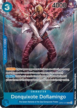 Donquixote Doflamingo 073 Parallel [OP01-073] One Piece - Romance Dawn - Single Cards