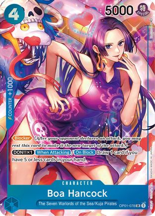 Boa Hancock Parallel [OP01-078] One Piece - Romance Dawn - Single Cards